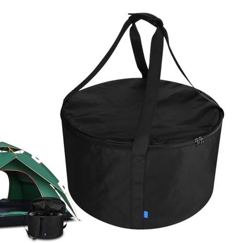 de transporte para hoguera – portátil de viaje Firebowl para 19 pulgadas de diámetro | Cremallera de separación bidireccional, accesorios de camping, para uso exterior,