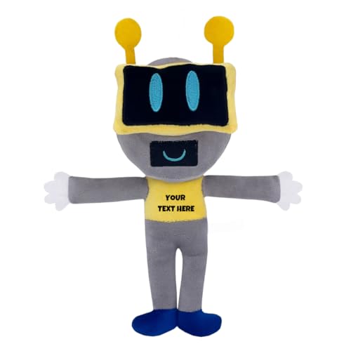 Image of Customized Text Standing Bot Sprunki Plush Toys