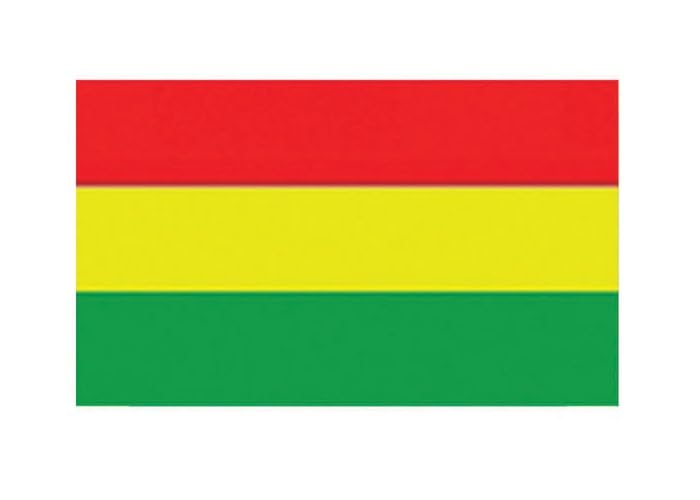 Drapeau rouge jaune vert 90x150 cm