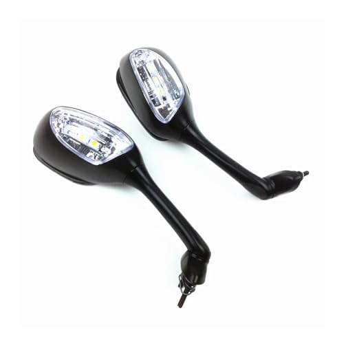 Espejos retrovisores motocicleta con intermitente luz led para GSXR 600 750 y GSXR 1000