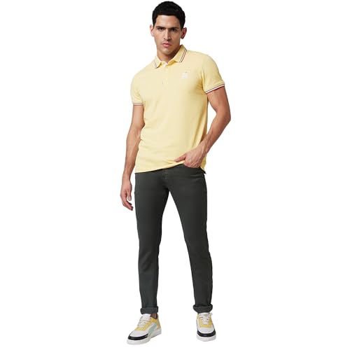 Image of Spykar Men's Slim Fit Low Rise Casual Jeans