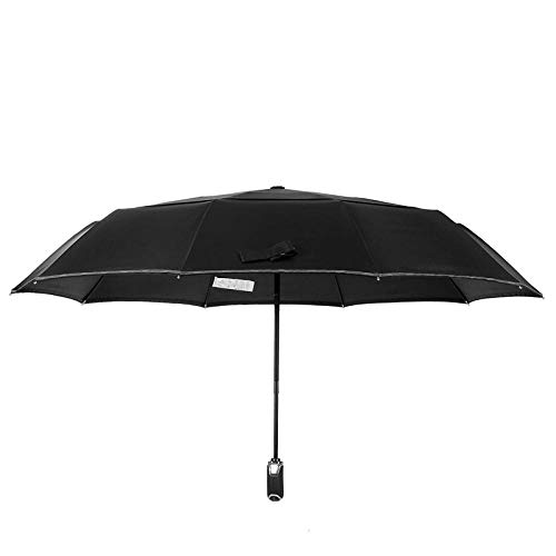 Parapluie de golf inversé double couche ultra résistant à ouverture automatique pour tempête