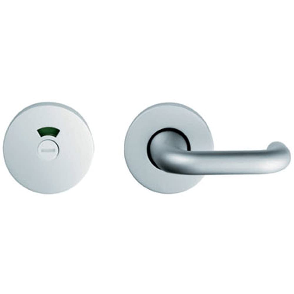 Disabled Lock And Release Handle With Indicator Satin Anodised Aluminium from B&Q