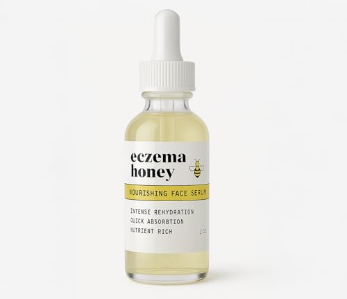 ECZEMA HONEY Nourishing Face Serum - Daily Hydrating Serum - Face Oil for Eczema, Dry & Sensitive Skin (1 Oz)
