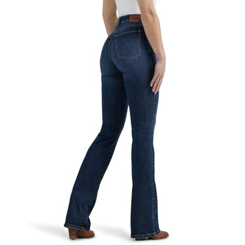 Wrangler Damen maßgeschneiderte High Rise Lacey Bootcut Jeans, Denim, 32W x 34L – Ansicht 2