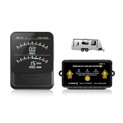 Senior-Friendly Wireless RV Leveling System with Easy-to-Operate Display