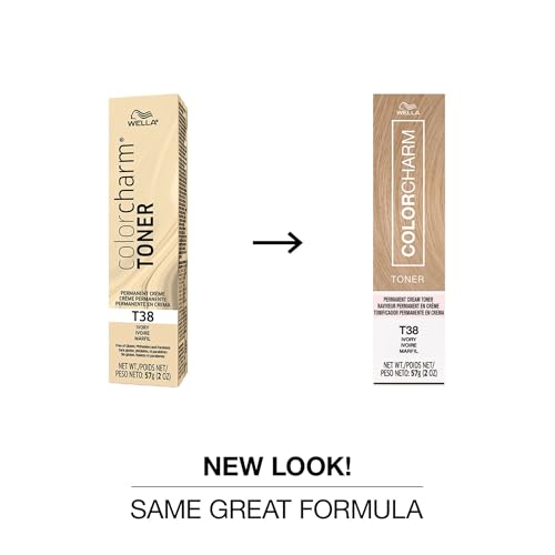 COLORCHARM Permanent Crème Hair Toner | Free of Animal-Derived Ingredients, Parabens Free & Gluten Free | 2 oz