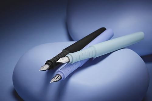 Faber-Castell 241050 - Schreibset Poly Pen mit Kugelschreiber und Füller, schwarz