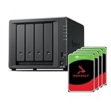 Synology DS925+ Seagate Ironwolf 4X 6TB Desktop NAS, 24TB 24TB Seagate Desktop NAS, 2.5GbE, 4GB RAM