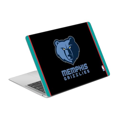 Skin vinyle MacBook Air A1932 anti trace Memphis Grizzlies noir pour protéger l'aluminium