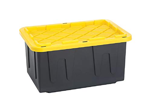 HOMZ Tough Storage Tote, 27-Gallon