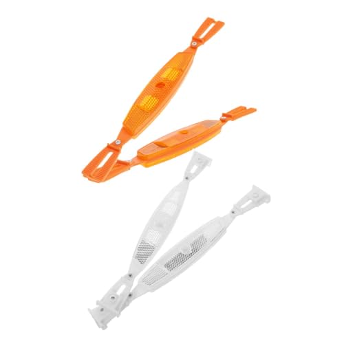 DECORNIJIA 4個 自転車用反光片板 防水耐久 夜間 強化 スポーク装着簡単 マウンテンバイク対応 大人向けホイール警告リフレクター