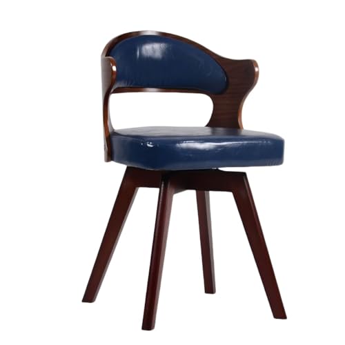 YAKINOダイニングチェア ダイニング椅子 回転式 回転 リビング 天然木脚 傷防止 デスク 回転 コンピュータ食卓 メイクアップ コンパクト ファブリック生地 ホーム カフェ レストラン用 組立簡単 (N)