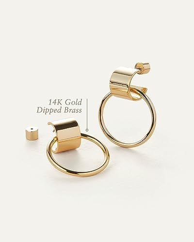 Amazon.com: JENNY BIRD Faye Knocker Hoop Earrings | High