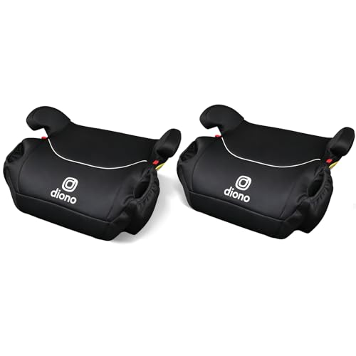 Diono Solana, No Latch, Pack of 2 Backless Booster Car...