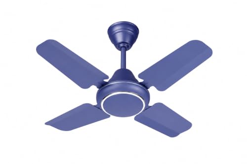 Image of haneul!!Ceiling Fan,4 Blade, High Speed, Small Size,600MM,Smoke Blue Made in India