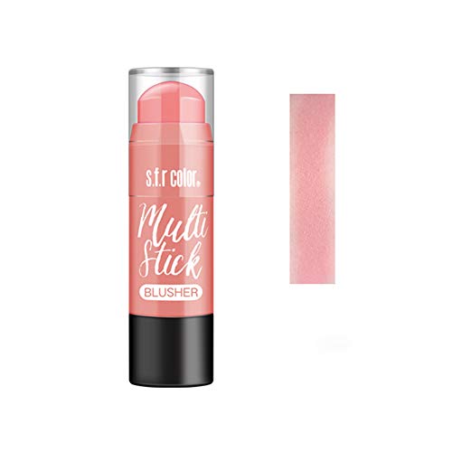 Onkessy 6 Colors Blush Stick Waterproof Long Lasting Brighten Face Cosmetics Creamy Self Sharpening Crayon Stick Face Blush Makeup