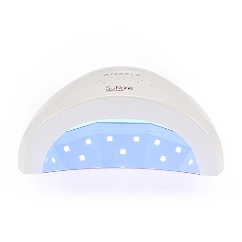 Anself SUNone LED UV Gel Curing Lamp Light Nail Polish Dryer Machine Nail Art Painting Salon Tool (White)