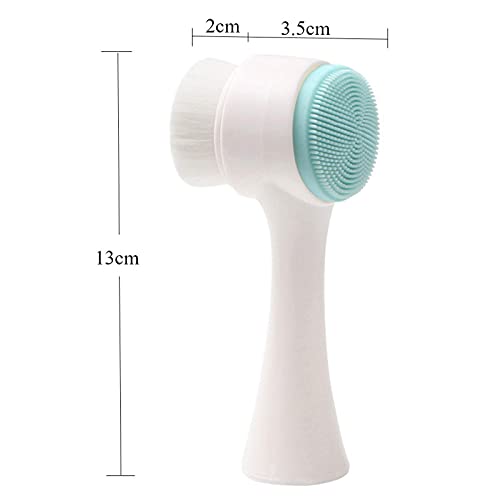 2-in-1-Facial-Cleansing-Brush-Silicone-Manual-Cleansing-Brush-deep-Cleansing-Skin-Keratin-Cleaning-System-Super-Soft-Massage-pores-Suitable-for-All-Types-of-Skin-Blue