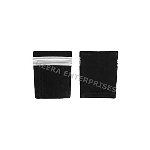 Image of Third Officer Epaulettes (Black & Silver)-01