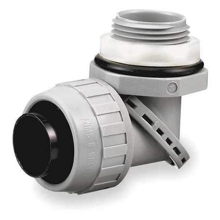 Insulated Connector, 1 in, Nylon, 90 Deg