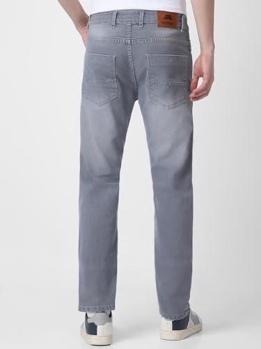 Image of Neostreak Men's Regular Fit Heavy Washed Jeans Stretchable