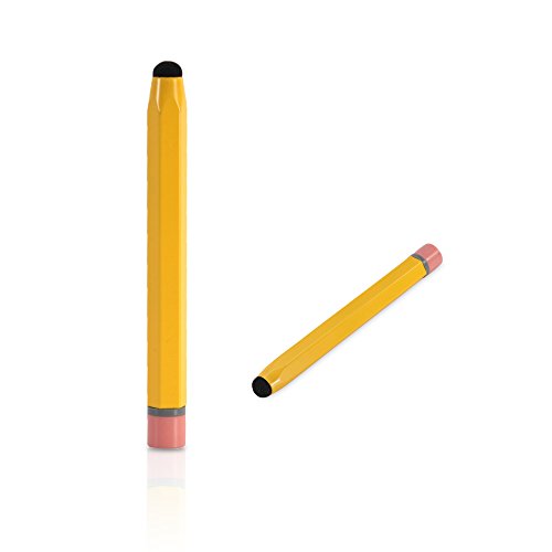 Stylus Pen, BoxWave® [Universal Number2 School Stylus] Universal Number2 School Stylus for Smartphones and Tablets - Yellow