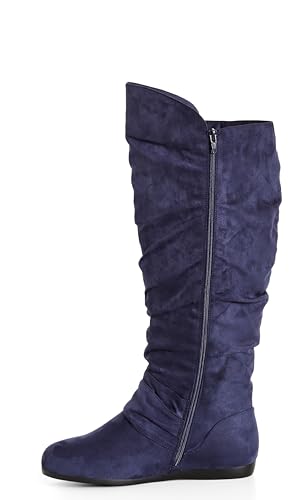 Women's WIDE FIT Sasha Tall Boot, Navy4