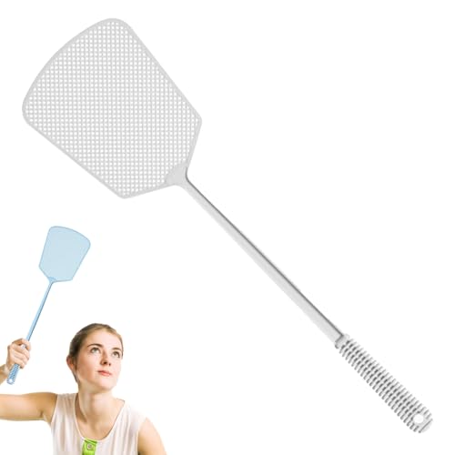 Fly Swatters, Heavy Duty Swatter For Fly - Long Hand Swatter, Multi-functional Flyswatter For Home/Indoor/Outdoor/Classroom