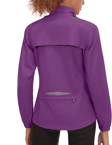 Image of Little Donkey Andy Women's UPF 50+ Cycling Jacket Windbreaker with Removable Sleeves