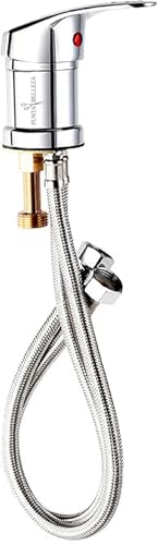 Salon Shampoo Bowl Faucet Chrome 1/2 NPT 31.49 Hose Hot & Cold