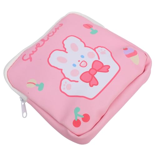 UTHCLO サニタリーポーチ 可愛い小型生理用品収納バッグ 耐久性撥水仕様 女子向け多機能タンポン収納袋 旅行用コイン 化粧品入れ兼用
