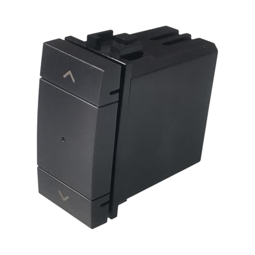 IXTRIMA Pulsante saliscendi tapparella Zigbee/Tuya connesso Smart Wifi frutto modulo compatibile con supporti Bticino Living nero