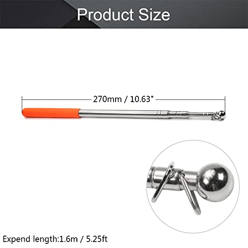 Image of Othmro 1pcs Telescopic Teachers Pointer,Teachers Pointer Stick, Extendable Hand Pointer Retractable Classroom Whiteboard Pointer Extendable for Teachers, Guides, Coach Extend to 63 inch