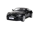 RASTAR 42500 1:14 4 Channel Remote Control Aston Martin DBS Coupe RC Car with Light (Black) + Worldwide Free shiping