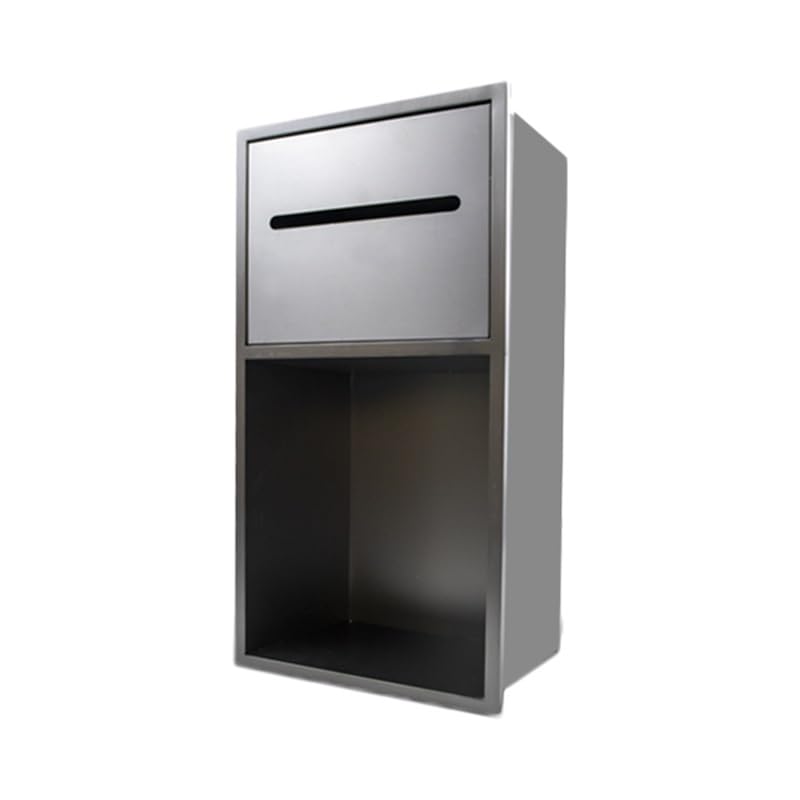 Rack Nizer integrato con pattumiera verticale per la casa, senza piastrelle, 20 x 20 x 14 cm