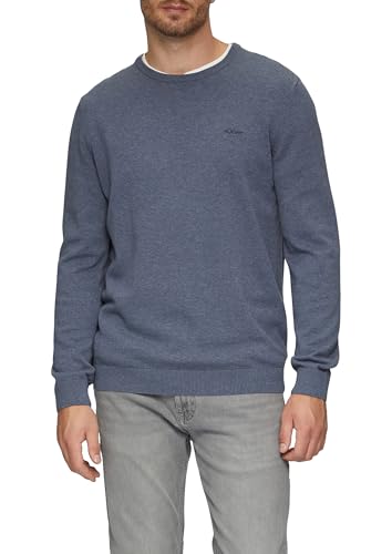 s.Oliver Baumwollpullover mit Logo-Stickerei