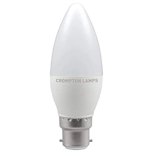 Crompton LED Candle Thermal Plastic 5.5W B22d Daylight Opal
