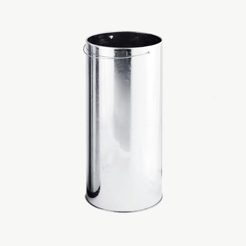 Caneca de basura para cocina 15L/25L/50L acero inoxidable con tapa blanda y pedal miniatura 4