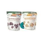 Simply Nature Keto Coconut Clusters Combo Pack - One Pumpkin, Sunflower, & Hemp Seeds Net Wt 10oz and One Pumpkin, Sunflower, & Quinoa in Dark Chocolate Net Wt 10oz PLUS a Des Mar Magnet