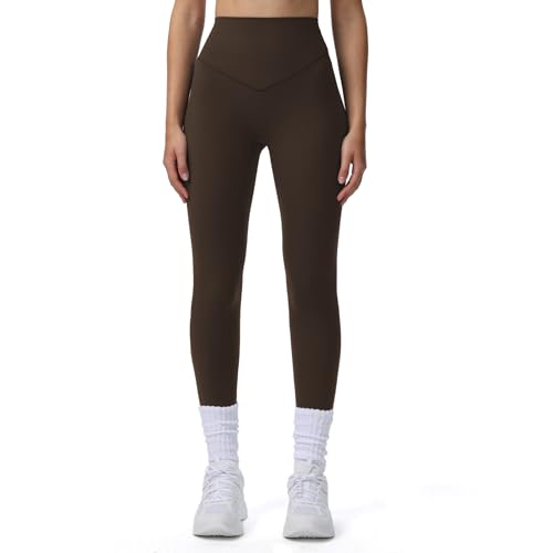 Aoxjox High Waisted Workout Breeze Leggings for Women Tummy Control Buttery Soft Yoga Pants 26