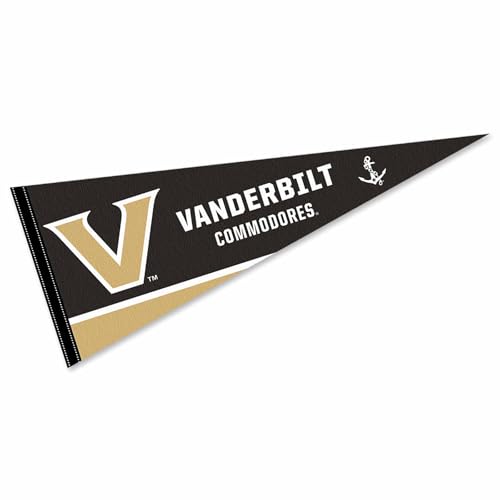 College Flags & Banners Co. Vanderbilt Commodores Wordmark Pennant Flag