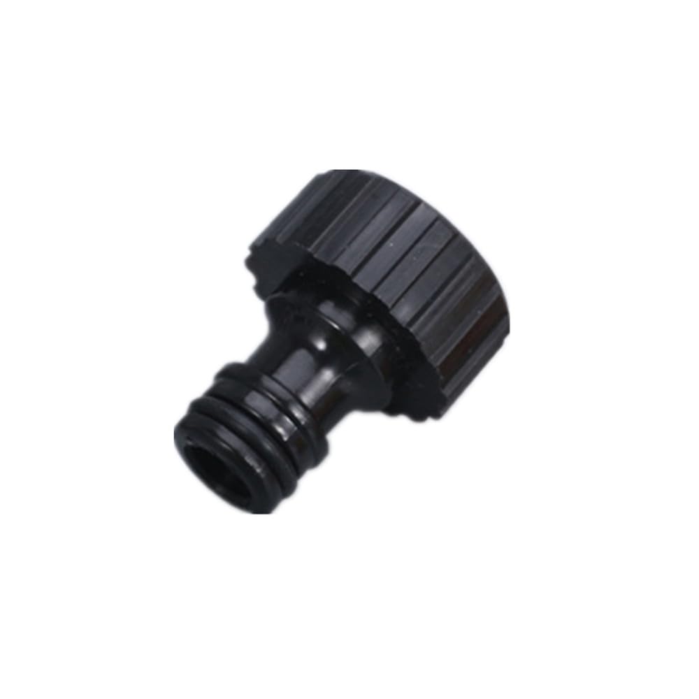 Xhsyff Black 3/4" Plastic Quick Connector 3/4" Universal Faucet Adapter Car Wash Water Gun Garden Irrigation Pipe Connection Tool Nipple, 3/4"