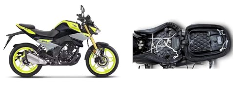 Image of CB Hornet 125 Bike SEAT Cover,Bike seat Cover,pu Leather,Black Colour