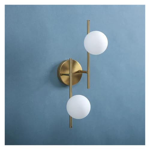Iluminación de pared moderna para salones oscuros con difusor de vidrio 6