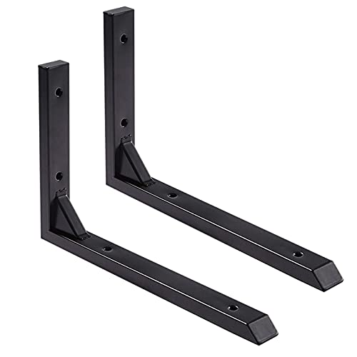 Supports d'étagère en acier inoxydable rigides contre le pliage des meubles - 2