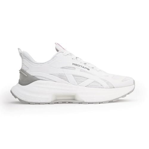 Image of Red Tape Women's Sneakers White Mesh KPU Round Toe Lace-Up