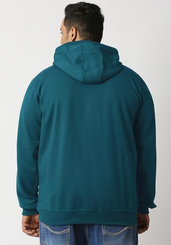 Image of Wear Your Opinion Men's Plus Size Fleece Zipper Hoodie Jacket