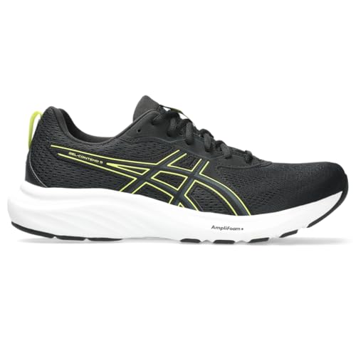 ASICS Men's Gel-Contend 9 Running Shoe, 14, Black/Citron