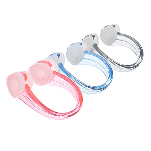 GAROZATION Swim Adult Nose Plugs Silicone Boys and Girls Nose Clip Set Lightweight Compact Prevent Water Entry